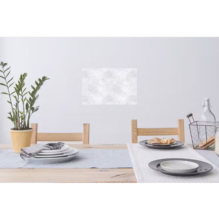 Lichtgrijs - Betonstructuur - Subtiel Muursticker klein 286 -eettafel
