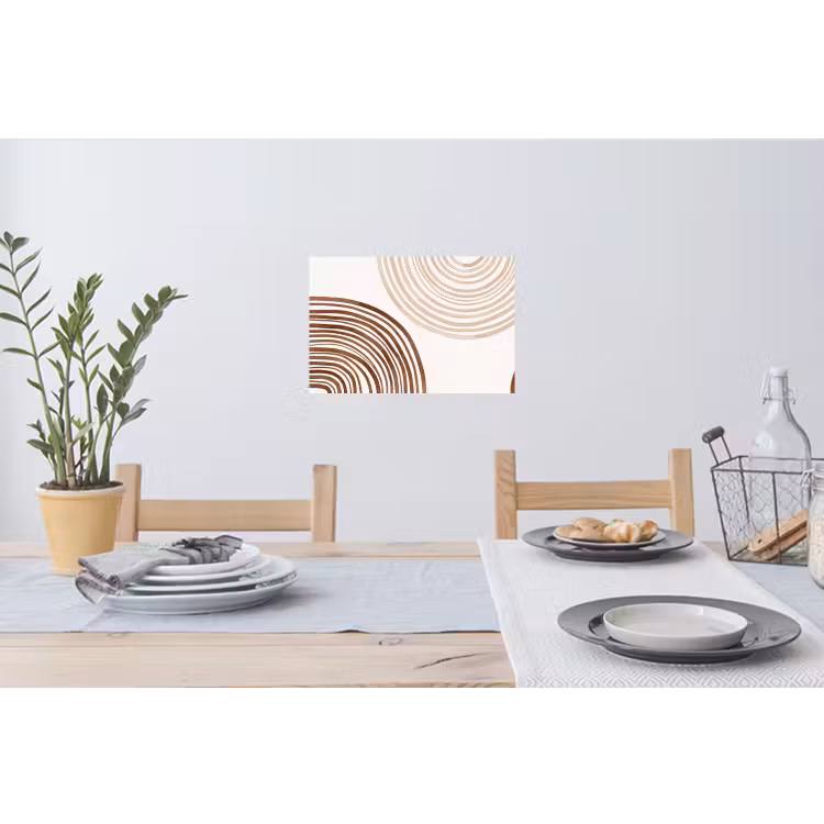 Wall Sticker - Lines - Minimalist - Art - Lijnen - Minimalistisch - Kunst Muursticker klein