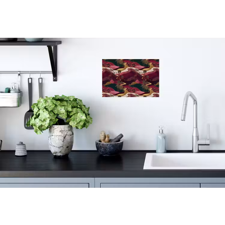 Magisch - Palmbomen - Goud Muursticker klein 286 -keuken