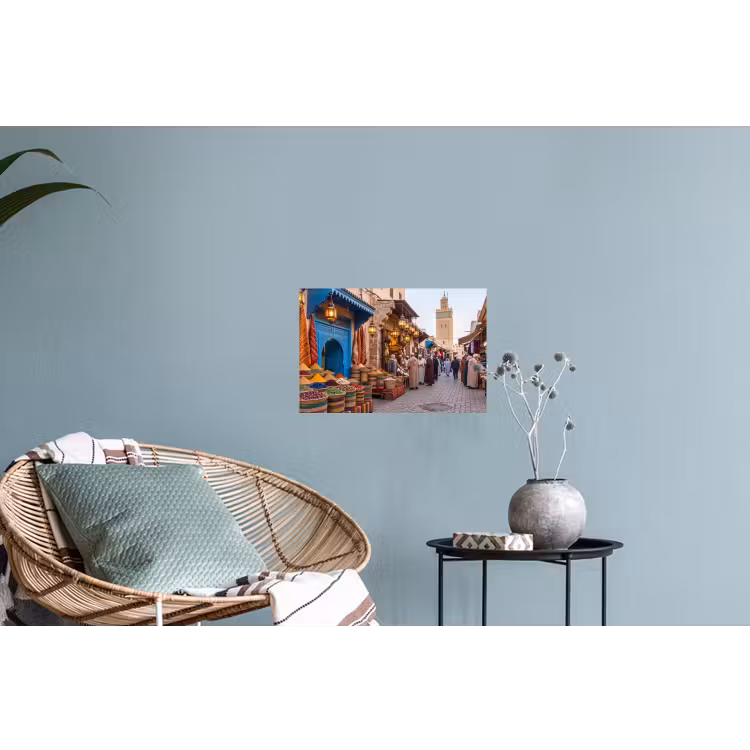 Wall Sticker - Market - Oriental - Colorful - Markt - Oosters - Kleurrijk Muursticker klein