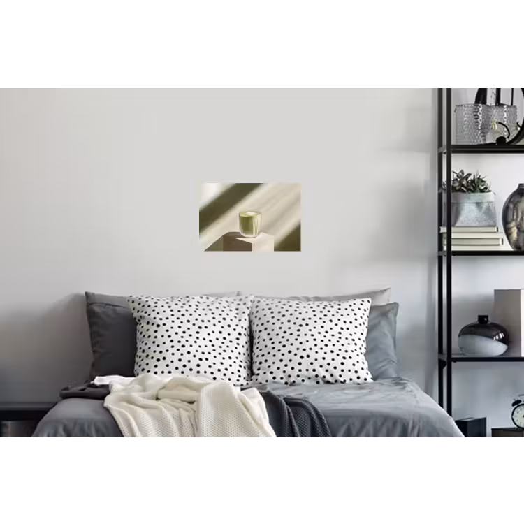Matcha - Glas - Groen - Minimalistisch Muursticker klein -slaapkamer