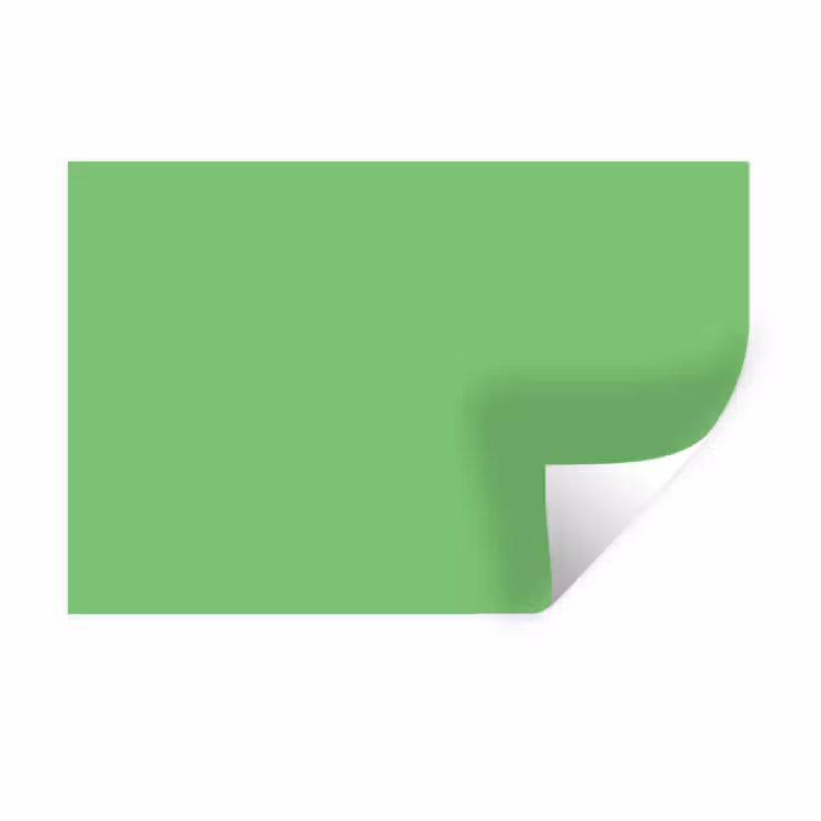 Meadow - Green - Groen Muursticker klein 286 -3d