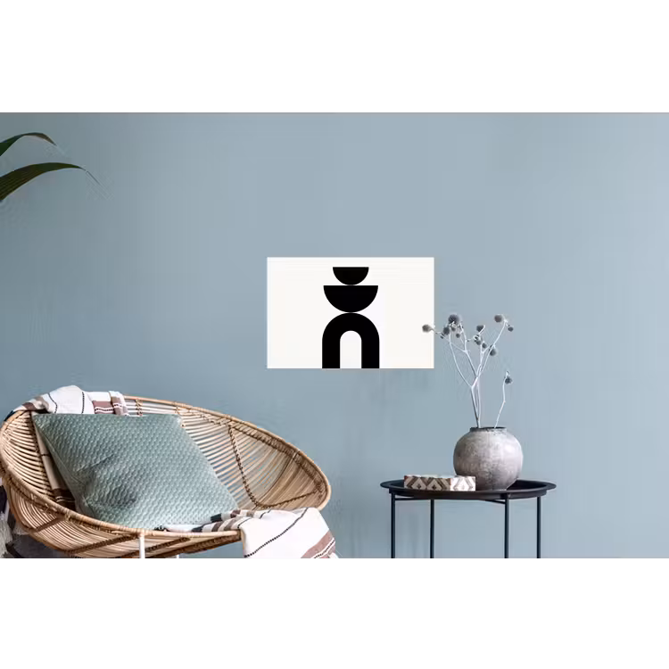 Wall Sticker - Minimalist - Art - White - Minimalistisch - Kunst - Wit Muursticker klein