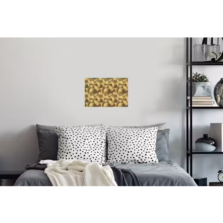 Modern - Cirkel - Goud Muursticker klein 286 -slaapkamer
