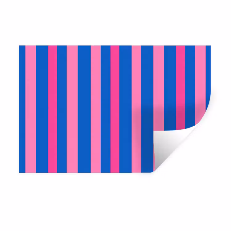 Modern - Optisch - Roze Muursticker klein 286 -3d