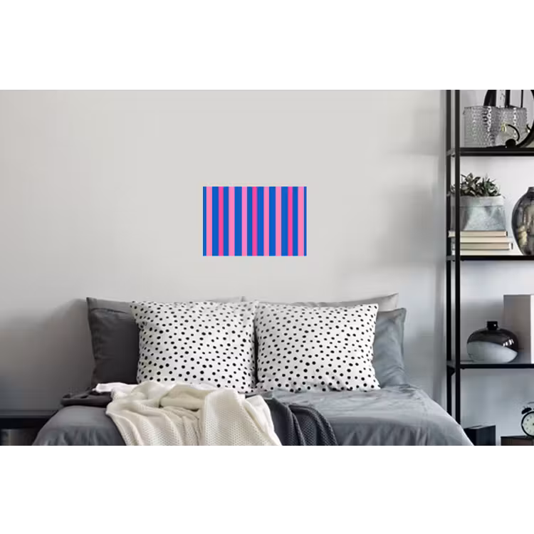 Modern - Optisch - Roze Muursticker klein 286 -slaapkamer