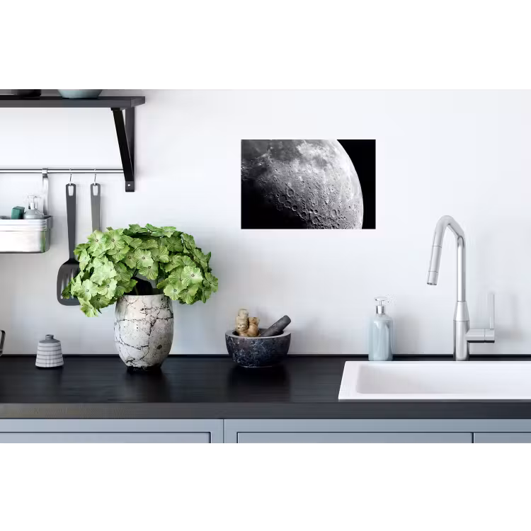 Wall Sticker - Moon - Craters - Space - Maan - Kraters - Ruimte Muursticker klein
