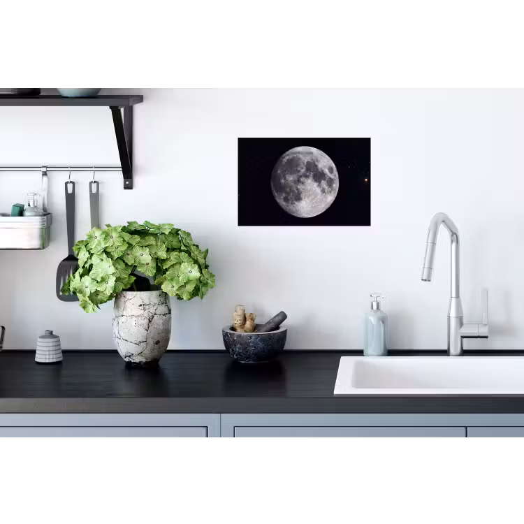 Wall Sticker - Moon - Stars - Space - Maan - Sterren - Ruimte Muursticker klein