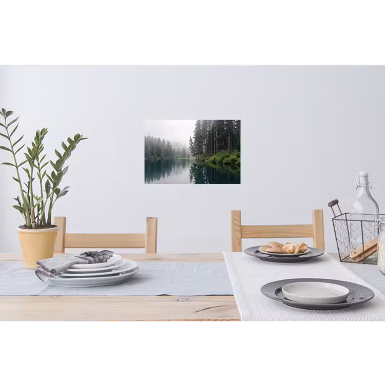 Bergen - Meer - Bos Muursticker klein -eettafel