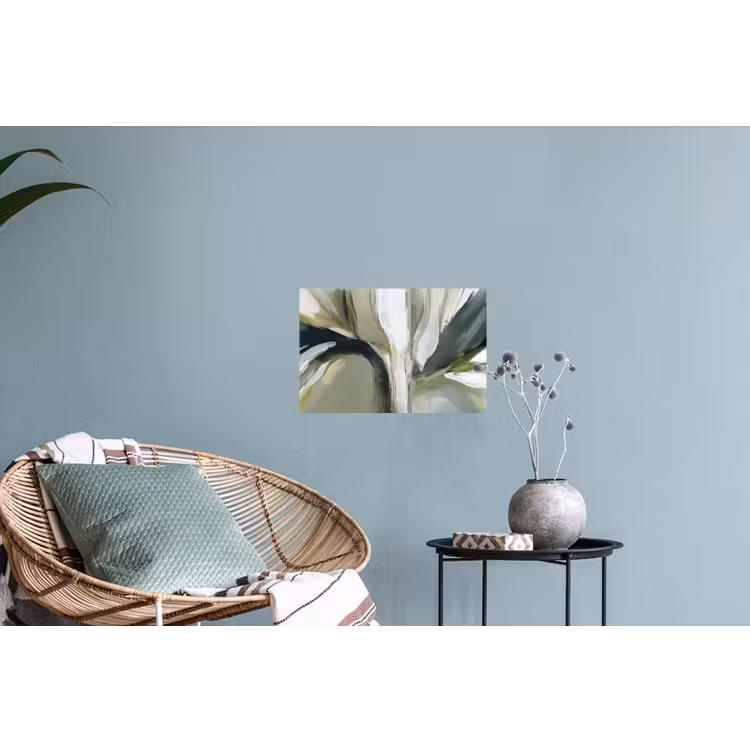 Natuur - Abstract - Groen - Penseelstreken Muursticker klein -plant