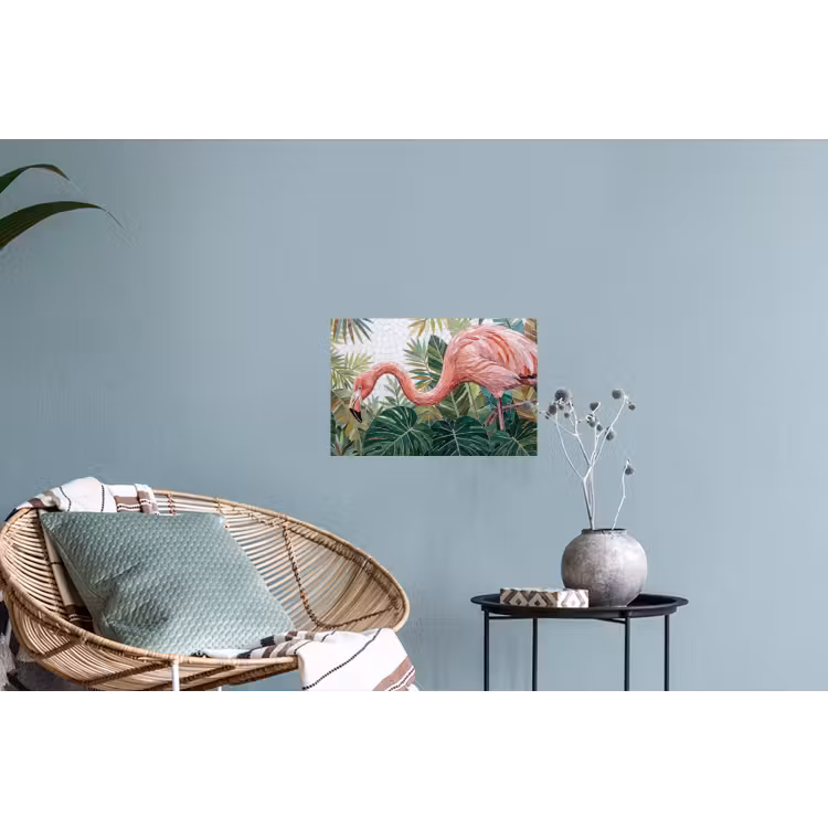 Natuur - Bladeren - Abstract - Groen - Vogel Muursticker klein -plant
