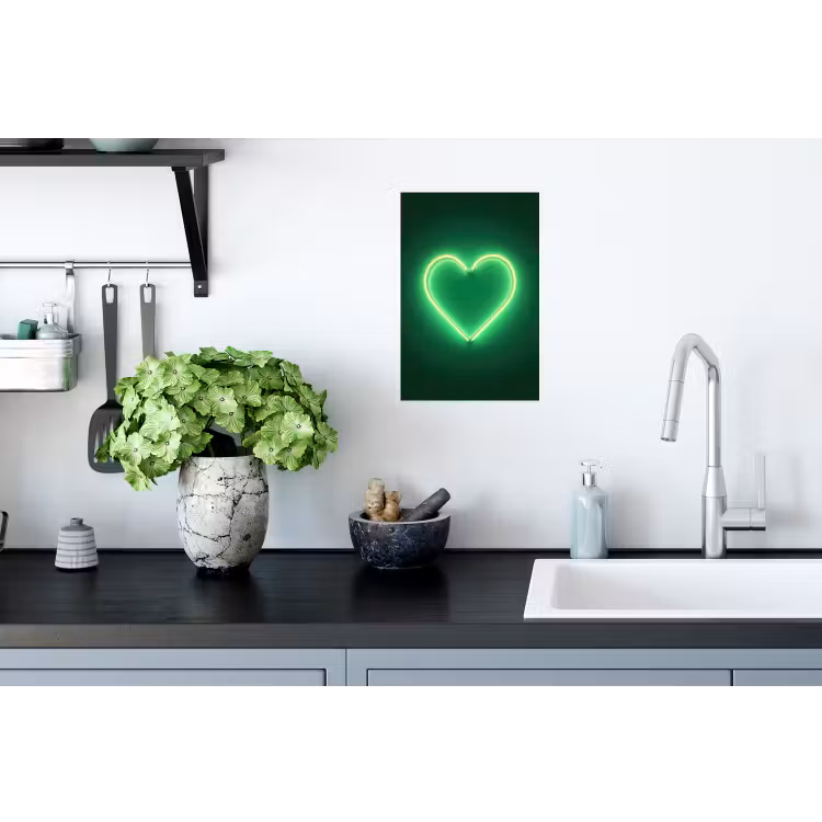 Neon - Groen - Licht Muursticker klein -keuken