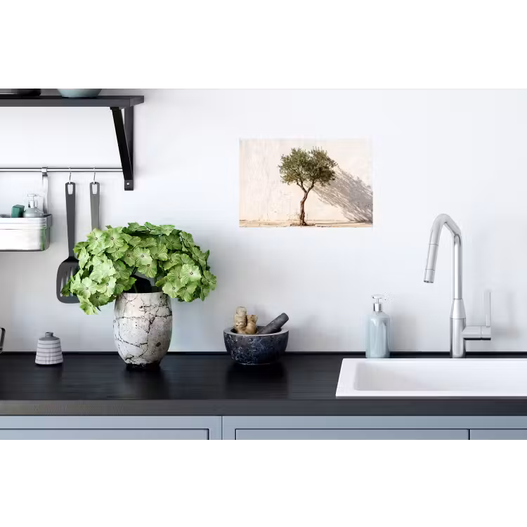 Wall Sticker - Olive Tree - Wall - White - Olijfboom - muur - wit Muursticker klein
