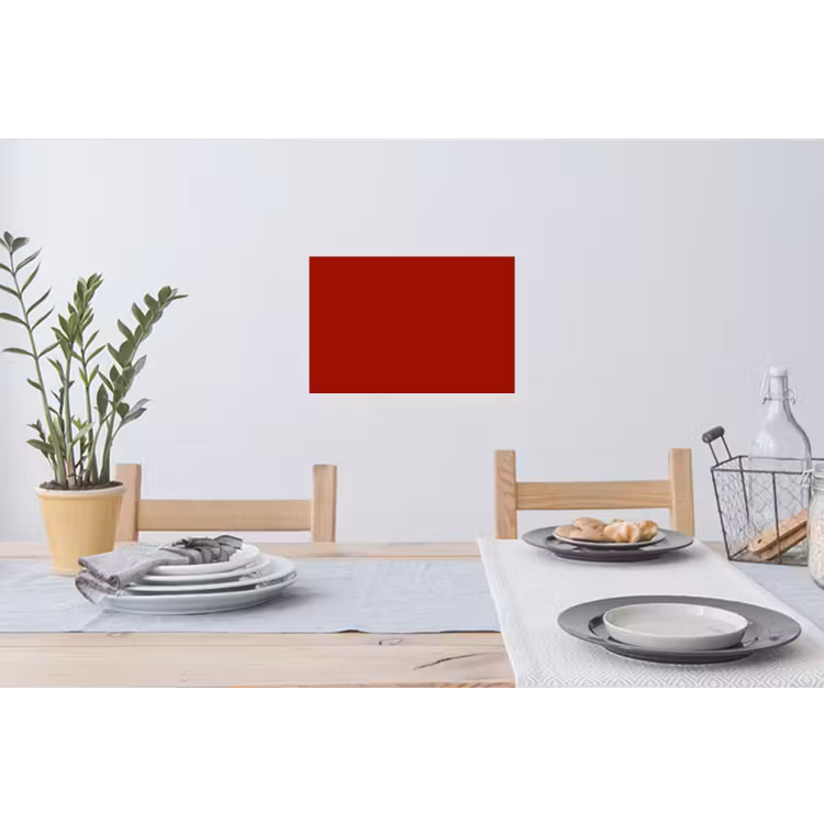 Oxblood - Maroon - Rood Muursticker klein 286 -eettafel