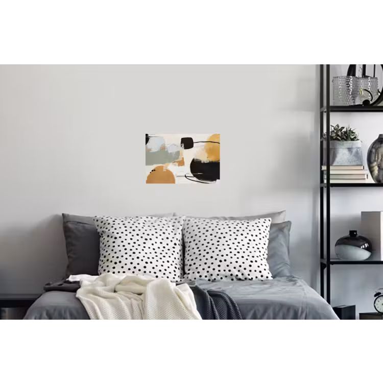 Paint - Abstract - Kleuren Muursticker klein -slaapkamer