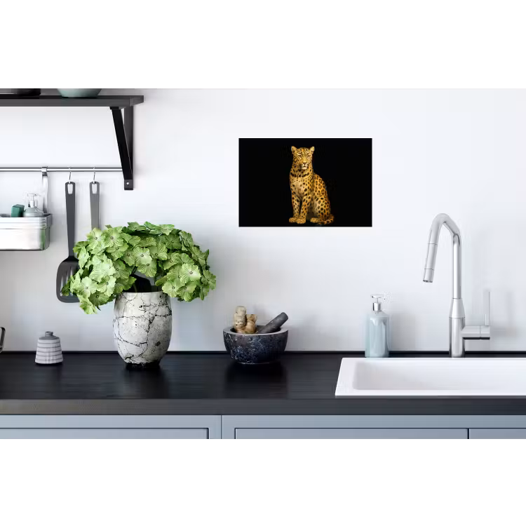 Panter - Realistisch - Bruin Muursticker klein -keuken