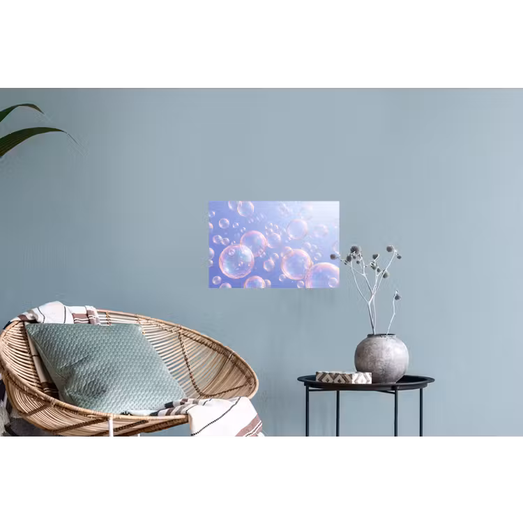 Pastel - Bubbels - Dromerig Muursticker klein -plant