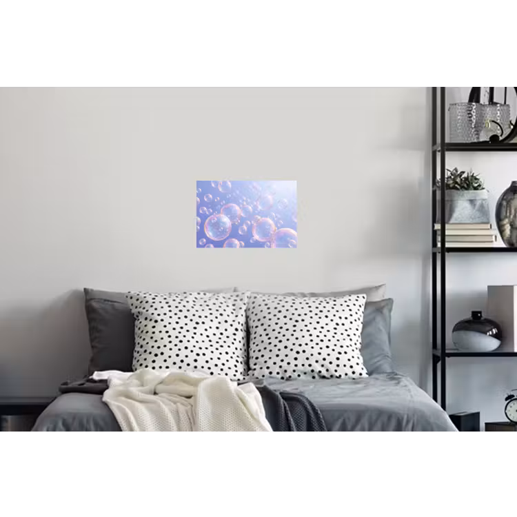Pastel - Bubbels - Dromerig Muursticker klein -slaapkamer