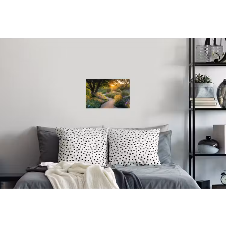 Pad - Bloemen - Park Muursticker klein -slaapkamer