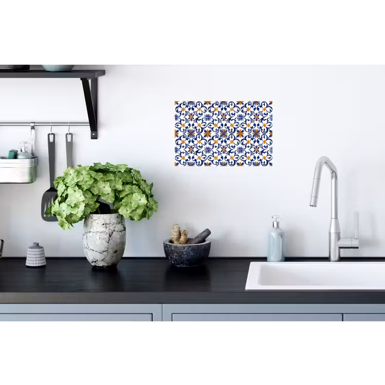 Patroon - Modern - Kleurrijk Muursticker klein 286 -keuken