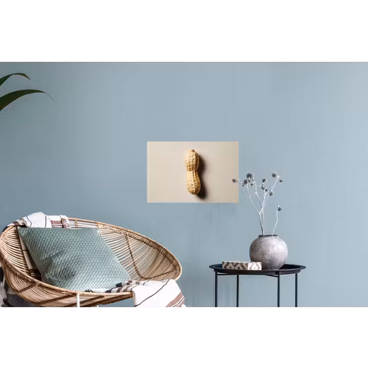 Pinda - Ruw - Beige Muursticker klein -plant