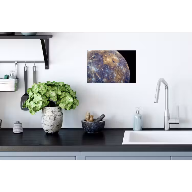 Wall Sticker - Planet - Craters - Space - Planeet - Kraters - Ruimte Muursticker klein