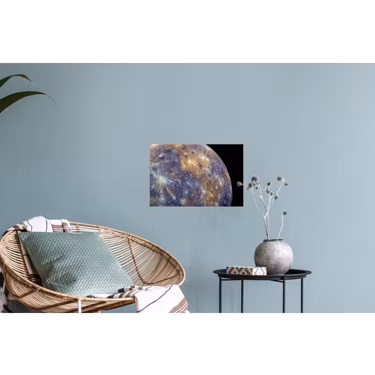 Wall Sticker - Planet - Craters - Space - Planeet - Kraters - Ruimte Muursticker klein