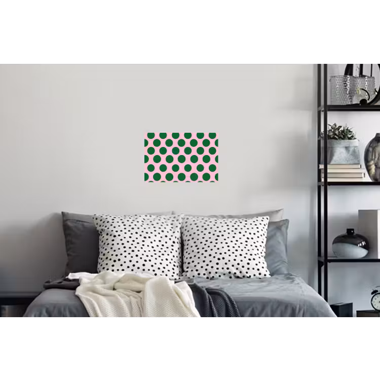 Polkadots - Patroon - Groen Muursticker klein 286 -slaapkamer