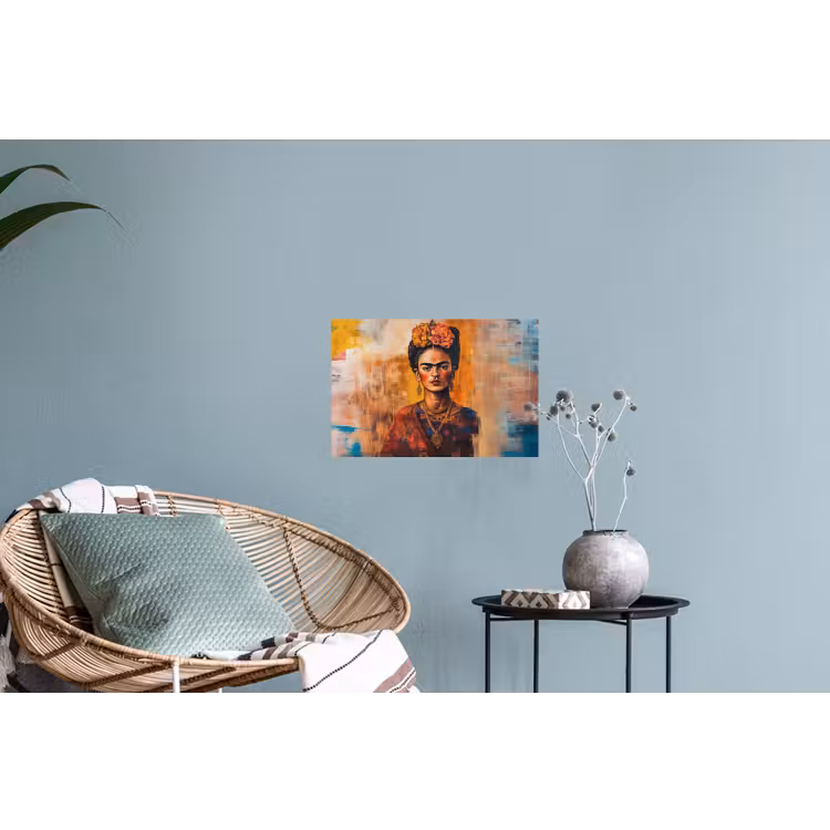 Portret - Sieraden - Schilderachtig Muursticker klein -plant