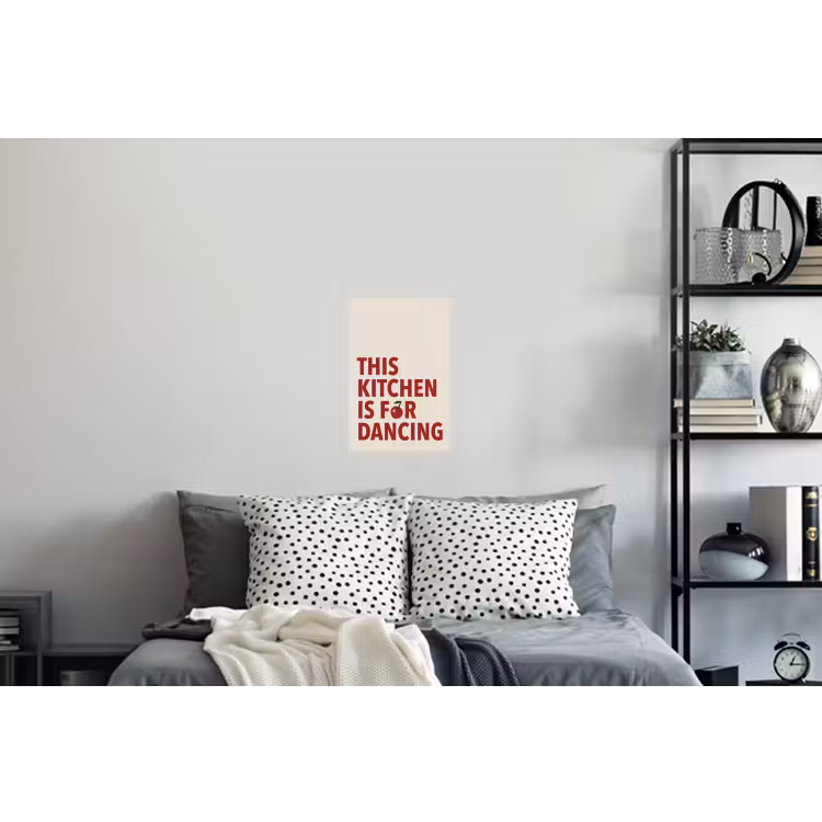 Rood - Quote - Kersen Muursticker klein -slaapkamer