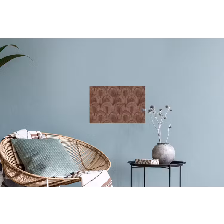 Ritmisch - Effect - Bruin Muursticker klein 286 -plant
