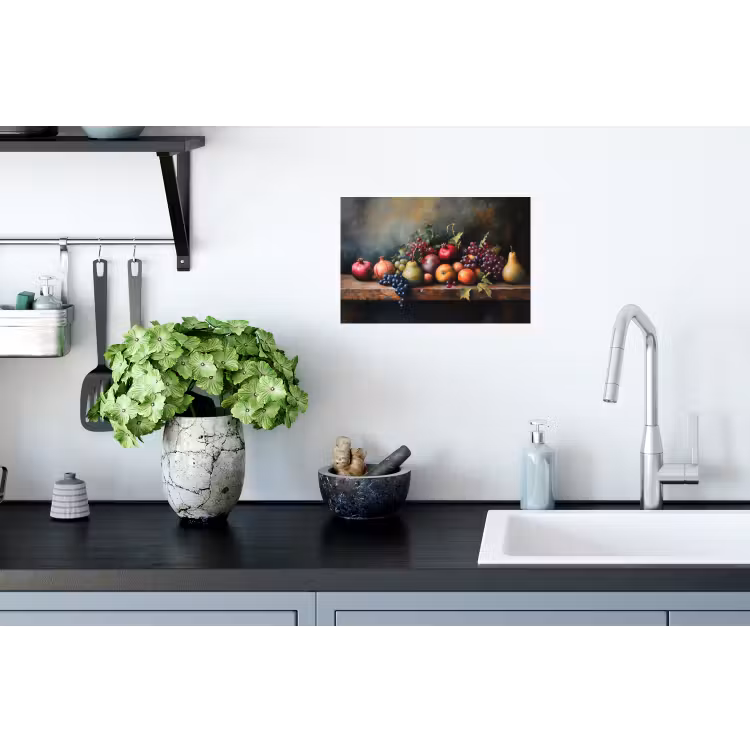 Rustiek - Stilleven - Fruit Muursticker klein -keuken