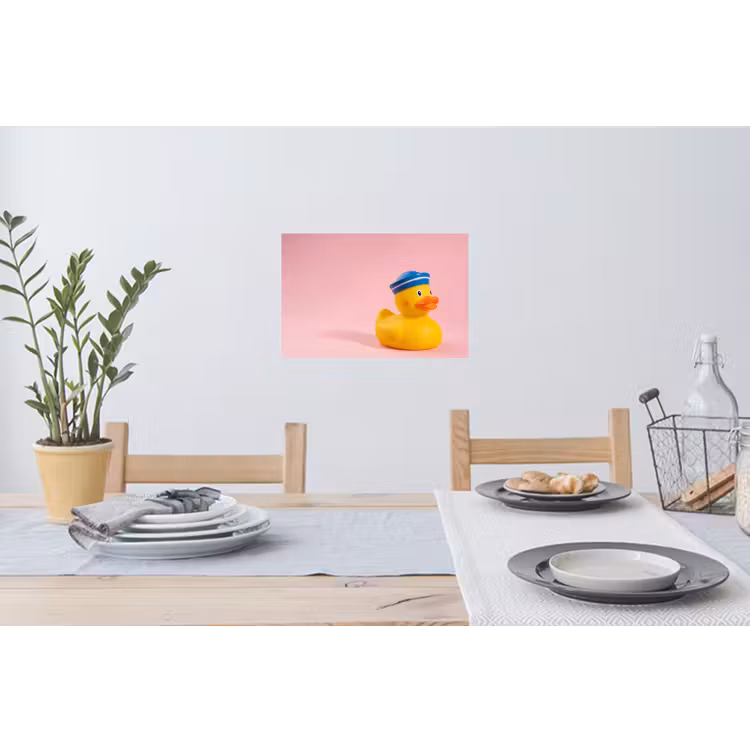Matroos - Eend - Roze Muursticker klein -eettafel