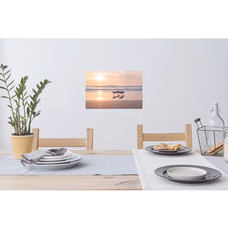 Zee - Vogels - Strand Muursticker klein -eettafel