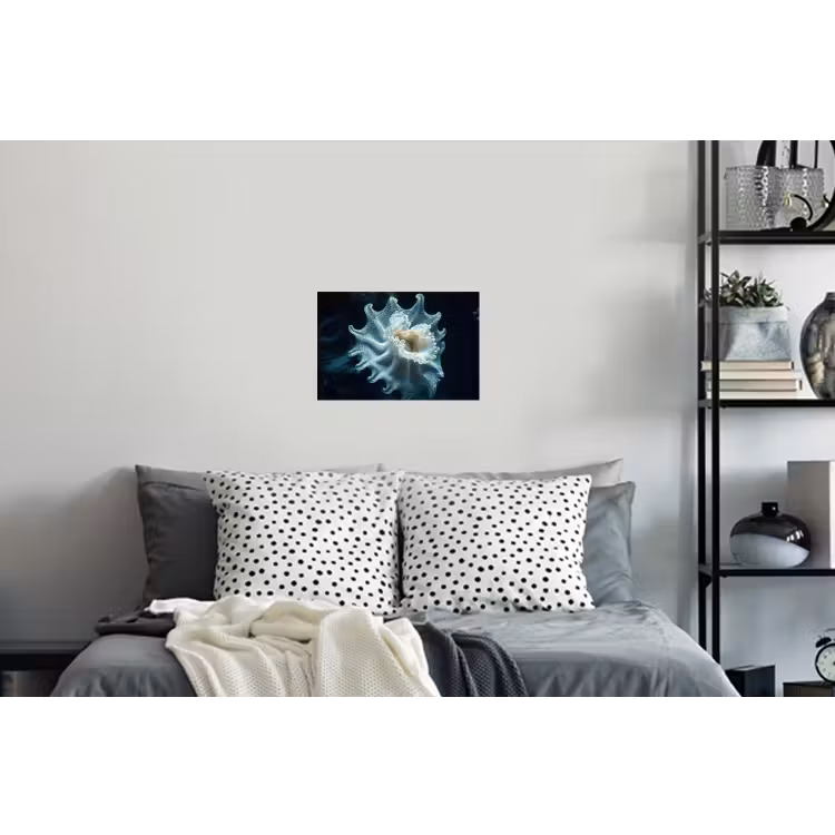 Zeewezen - Wit - Golven - Water Muursticker klein -slaapkamer