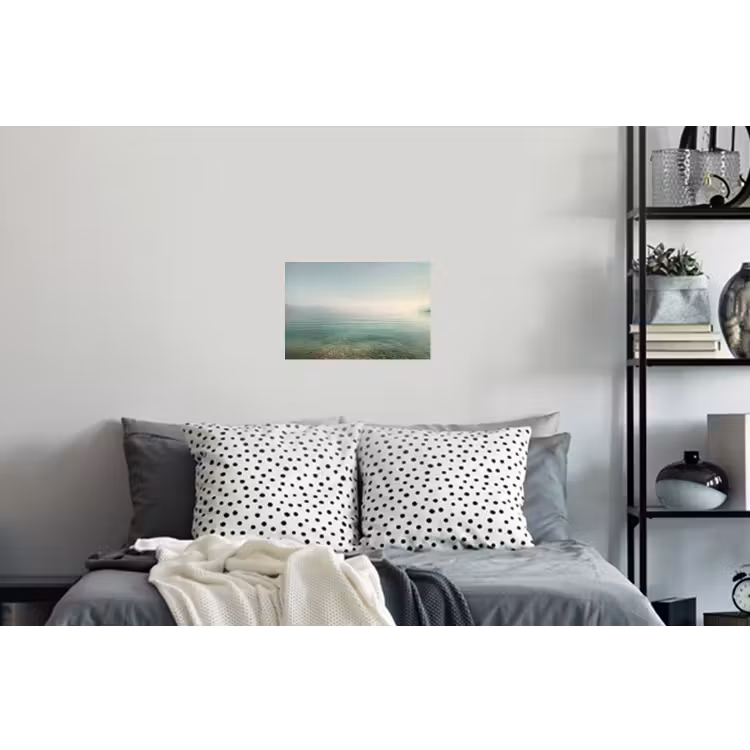 Zee - Horizon - Blauw - Mist Muursticker klein -slaapkamer