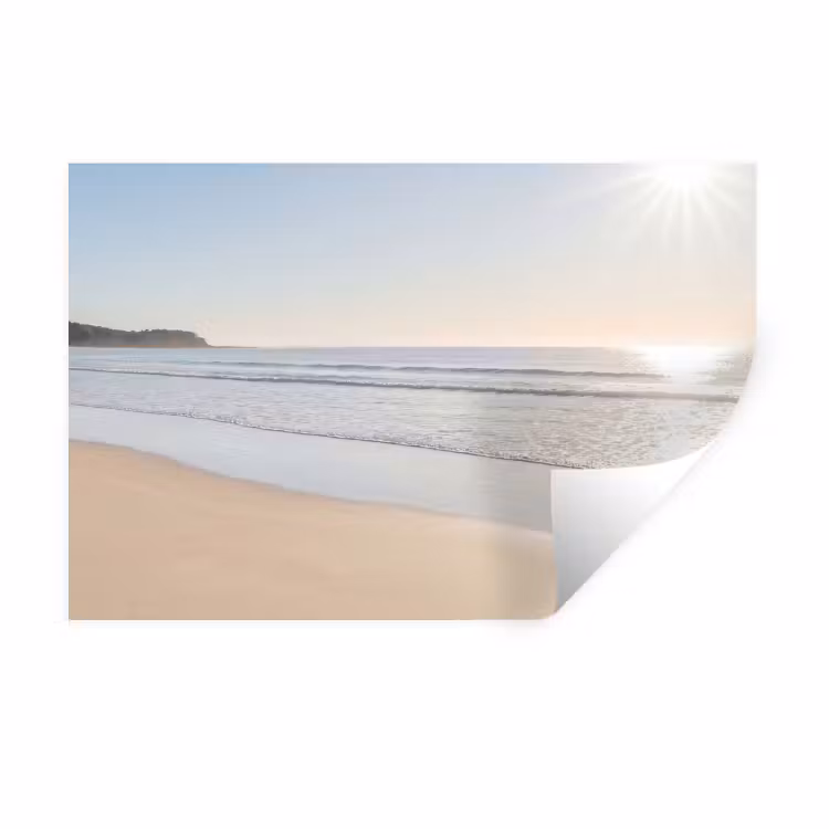 Zee - Zon - Zand Muursticker klein -3d