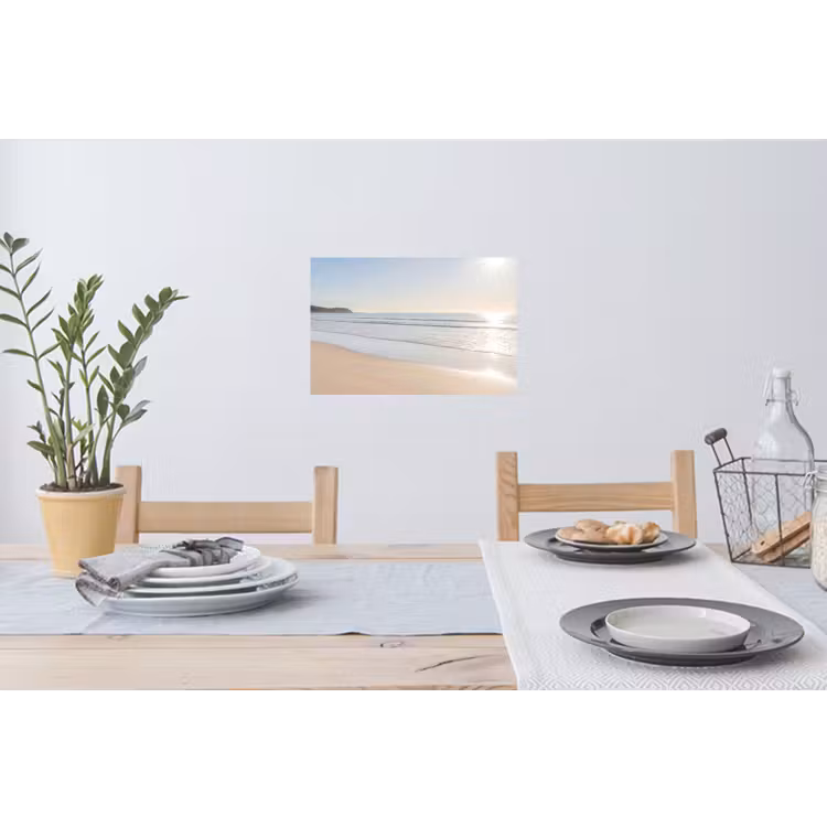 Zee - Zon - Zand Muursticker klein -eettafel