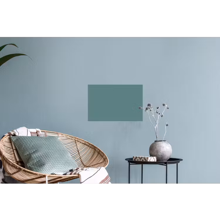 Serene - Teal - Blauw Muursticker klein 286 -plant