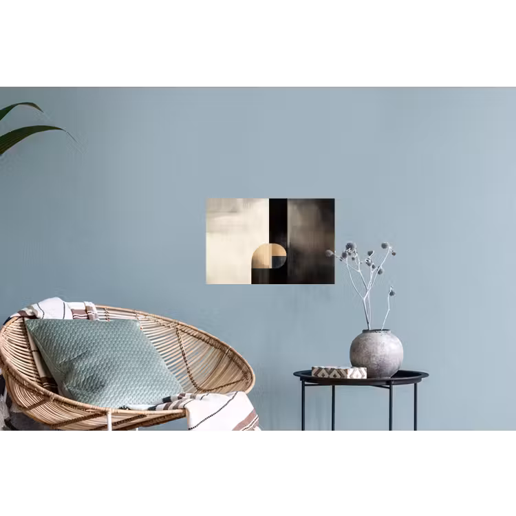Vormen - Modern - Zwart Muursticker klein -plant
