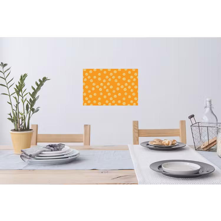 Smileys - Retro - Heel Muursticker klein 286 -eettafel