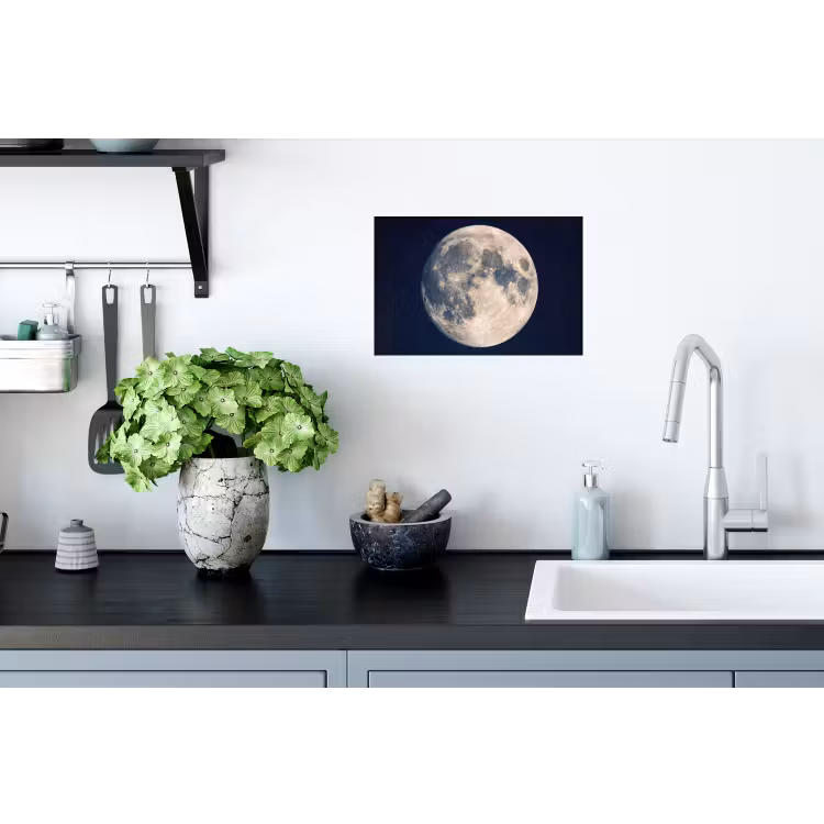 Ruimte - Maan - Kosmos Muursticker klein -keuken