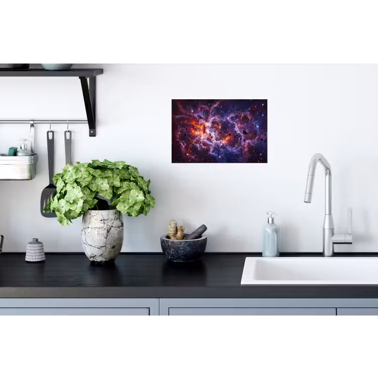 Space - Stars - Abstract - Colorful Muursticker klein -keuken