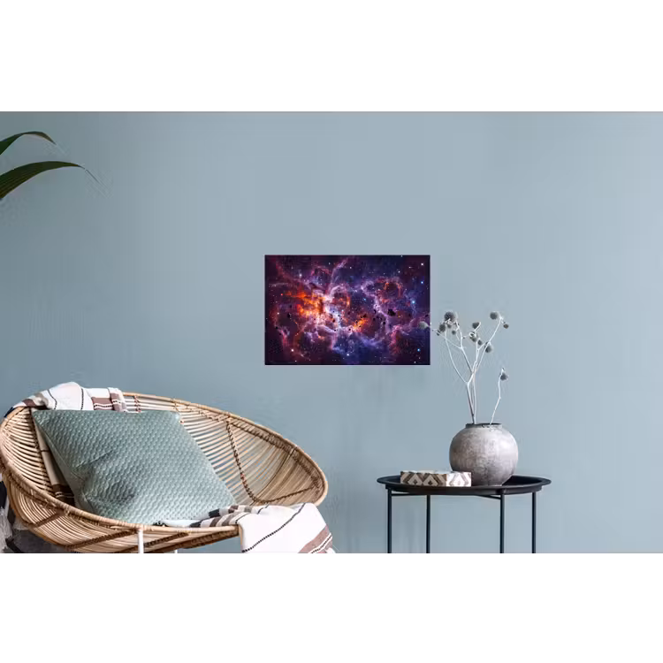 Space - Stars - Abstract - Colorful Muursticker klein -plant