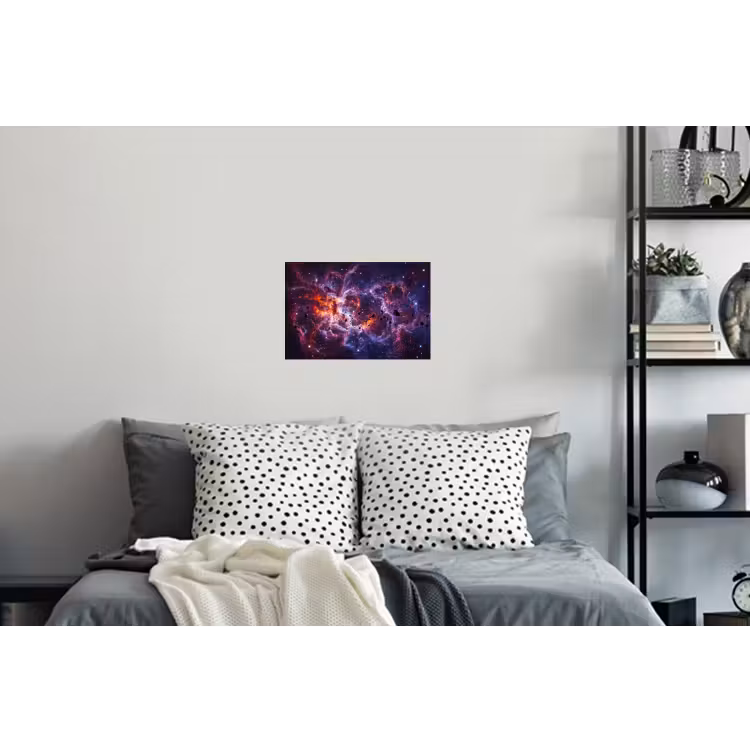 Space - Stars - Abstract - Colorful Muursticker klein -slaapkamer