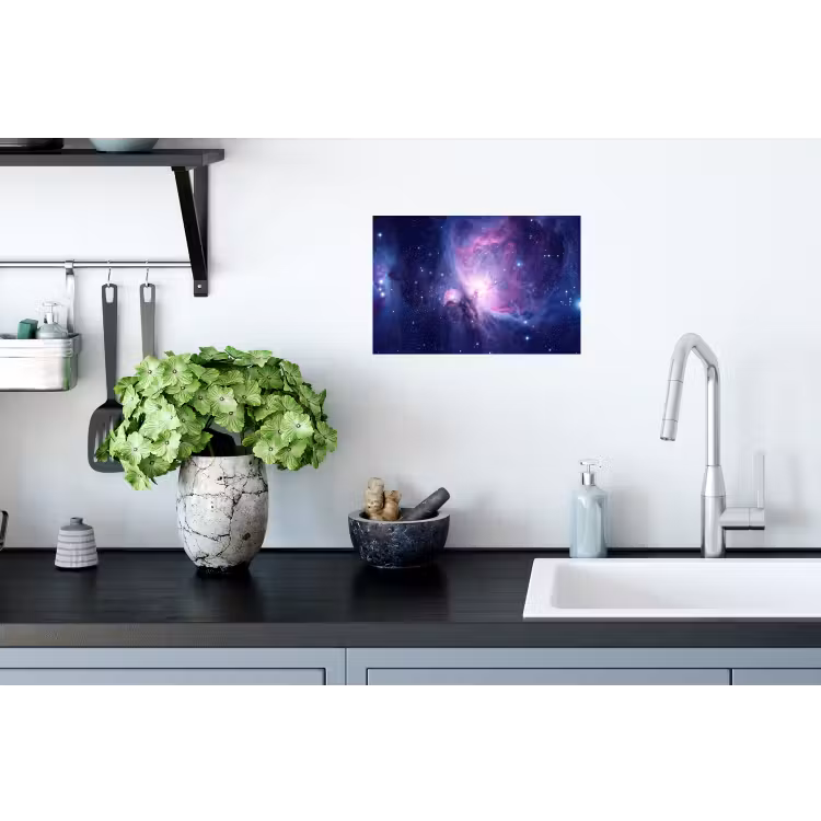 Ruimte - Sterren - Kleurrijk Muursticker klein -keuken
