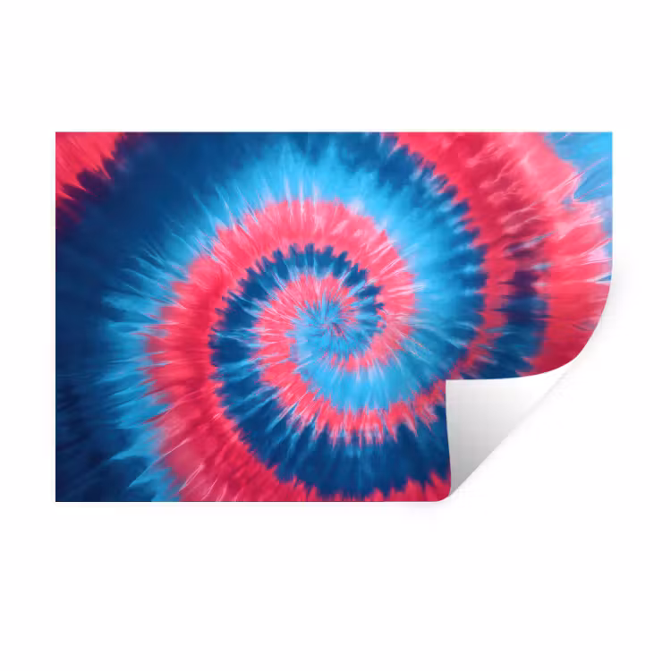 Spiraal - Roze - Draaiend Muursticker klein -3d