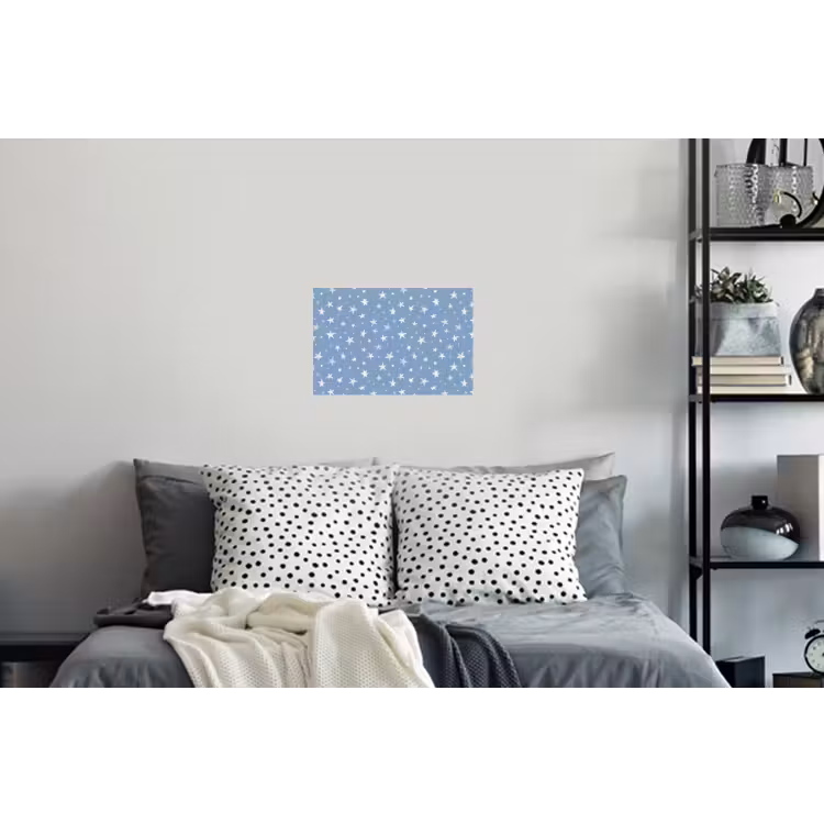Sterretjes - Patroon - Blauw Muursticker klein 286 -slaapkamer