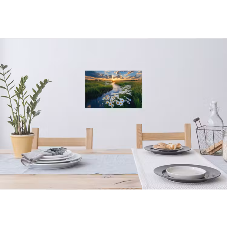 Beekje - Landschap - Margriet Muursticker klein -eettafel