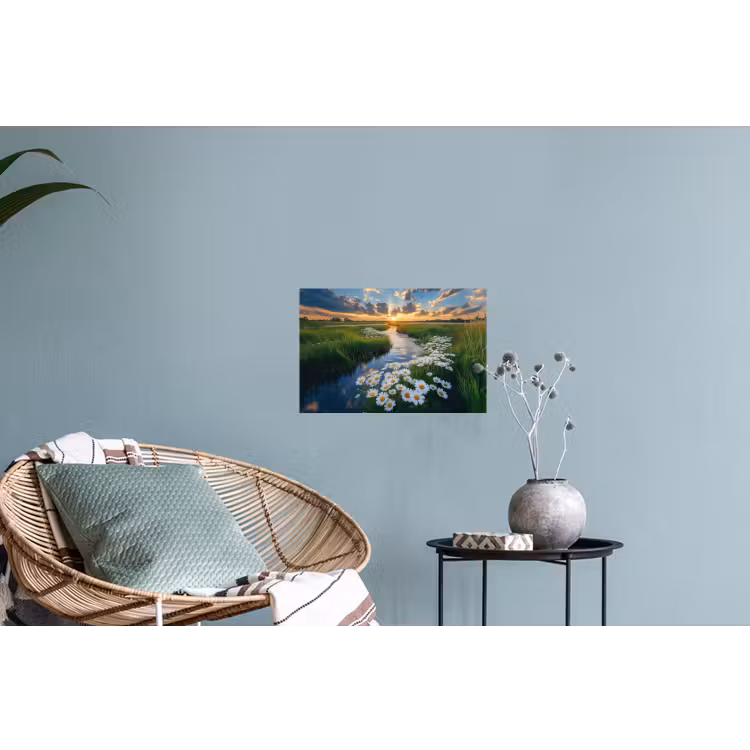 Beekje - Landschap - Margriet Muursticker klein -plant